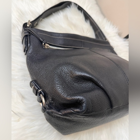 Coach Black Leather Hobo Bag - Picture 5 of 16